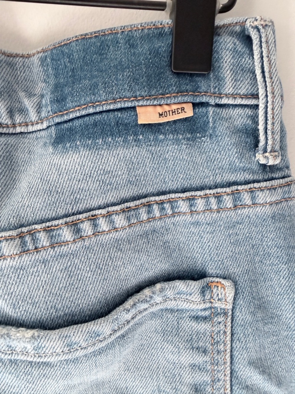 Mother The Superior Step Ankle Fray Distressed Jeans |High Rise Raw Hem Crop |30 - Picture 12 of 17